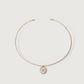 Zircon Pearl shell Pendant Necklace