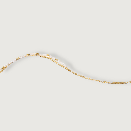 Double Chain Pearl Necklace