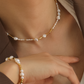 Hand Picked 18k Gold Plated Pearl Bracelet