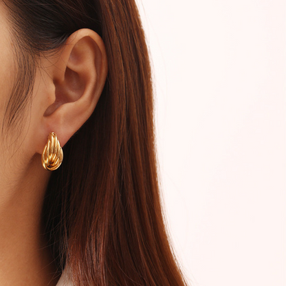 Vintage Korean Shell Earrings